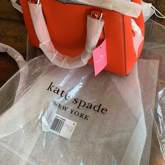 Kate Spade Tippy triple compartment Satchel - Tamarillo color - Picture 8 of 16